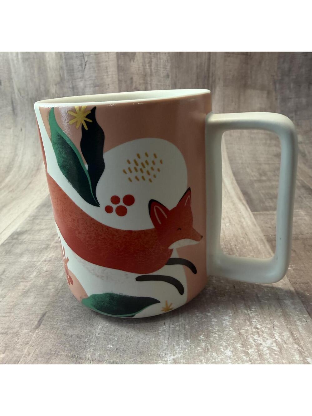 Starbucks 2019 Red Fox Holiday Mug 12 fl oz. Coffee Cup 4" Tall